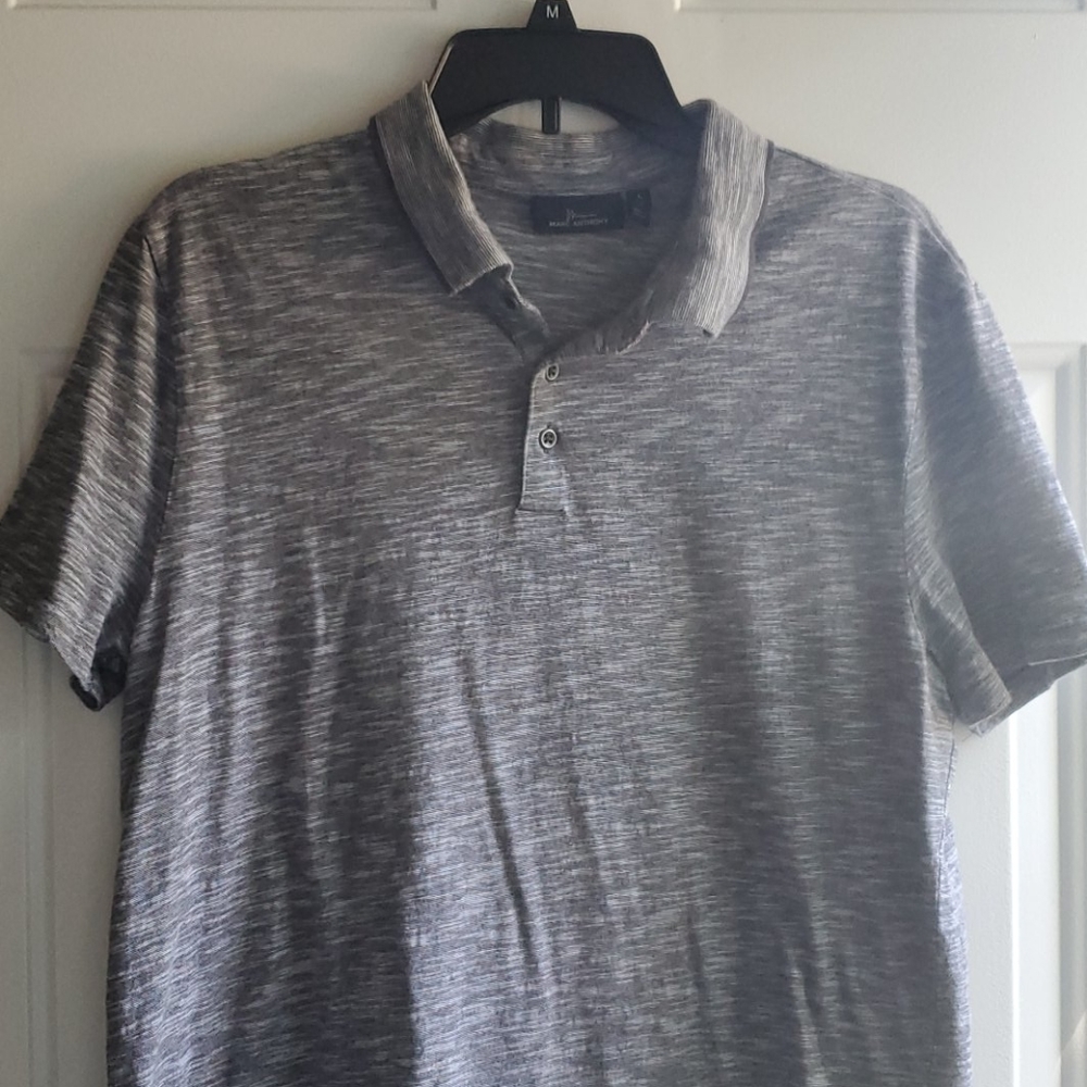Marc Anthony Men's polo shirt gray size large